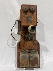Early Antique Wall Telephone