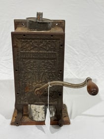 Antique Coffee Mill "Antique Telephone Mill"