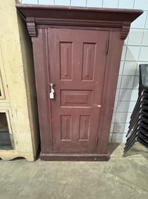 Excellent Primitive Cupboard; 1 Single Paneled Door