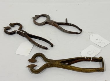 3 Antique Sugar Snips or Cutters