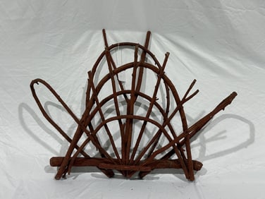 Twig Painted Wall Magazine Rack