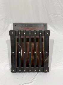 Antique Wall Magazine Rack