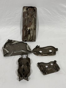 5 Large Early Cookie Cutters