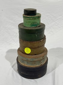 Stack of Wooden Spice Boxes