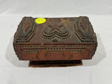 Wooden Folk-art Box