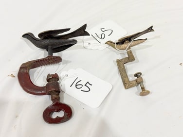 2 Antique Sewing Birds
