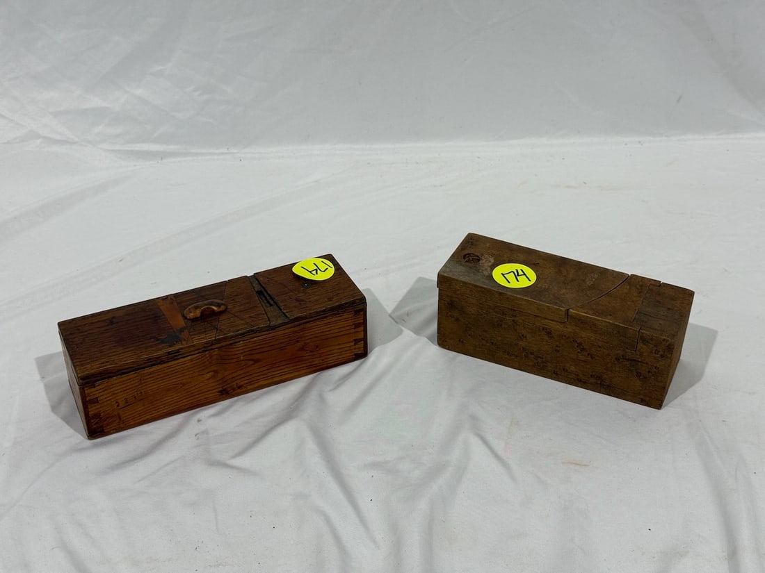 2 Antique Mystery Boxes (1 of 3)