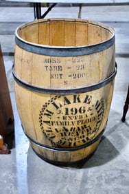 Antique Wooden Barrel
