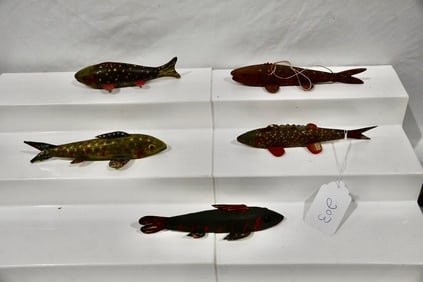 5 Fish Spearing Decoys