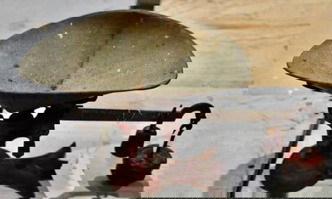 Set of Crowfoot Balance Beam Scales