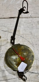 Chatillon Brass Front Hanging Scale