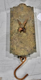 Chatillon Brass Front Milk Scale