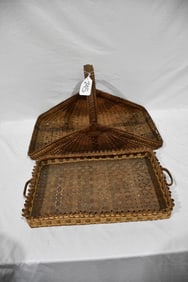 2 Woven Baskets