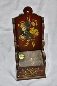 Hanging Painted Salt Box