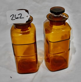 2 Apothecary Jars