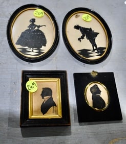 4 Framed Silhouettes