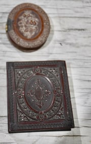 2 Gutta Perscha Tin-type Cases