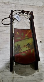 Small Painted Sled