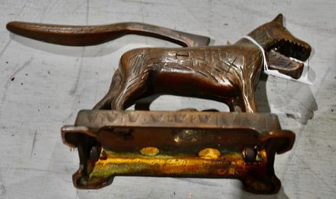 Cast Brass Figural Nut Cracker