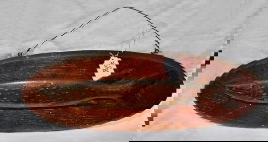 Folk Art Carved Fish