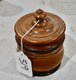 Treenware-Type Covered Jar