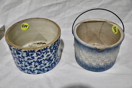 2 Crockery Blue & White Examples