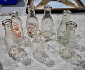 7 Milk Bottles; All Traverse City