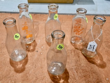 6 Milk Bottles; All Traverse City -