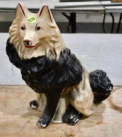 Large Chalkware Dog