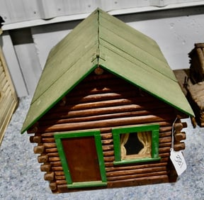 Log Cabin Folk Art House