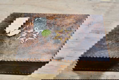 Antique Inlaid Dresser Box