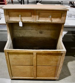 Antique Wood bin