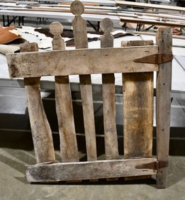 Antique Wooden Garden Gate