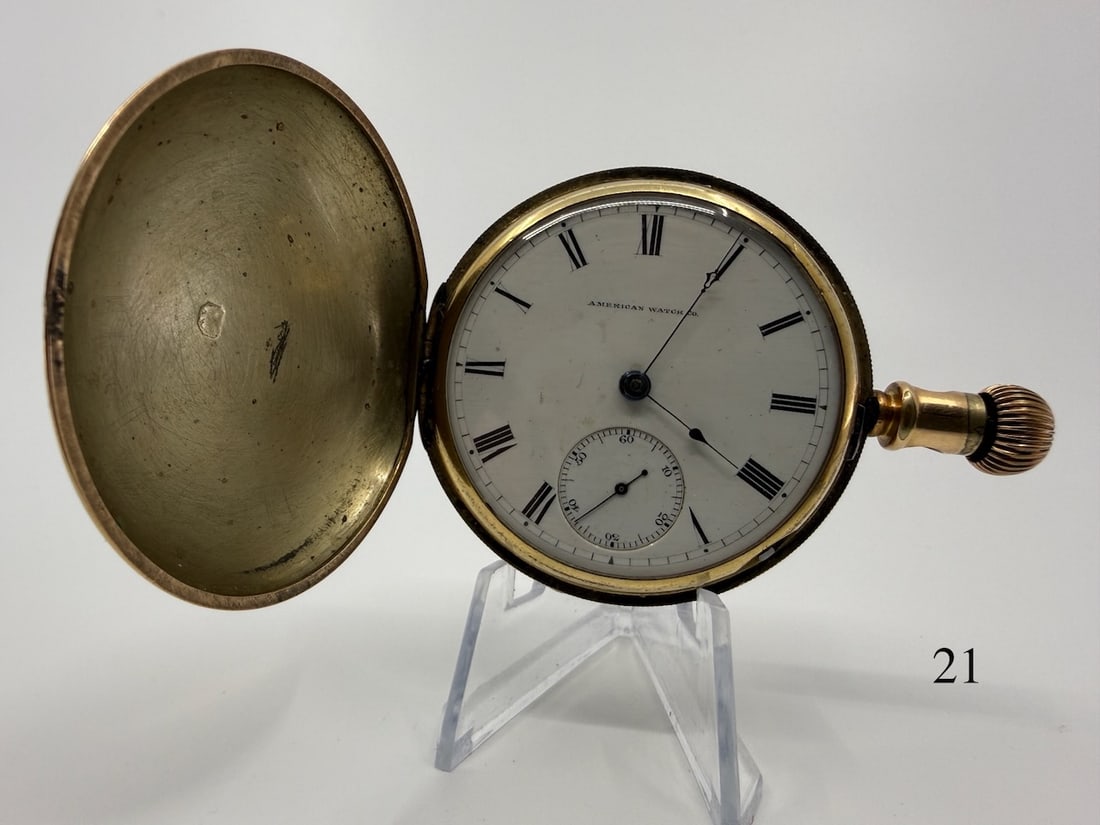 Waltham Pocket Watch: 18s, Appleton Tracey Foggs Patent, no. 941876, H.C., c1876 missing bow
