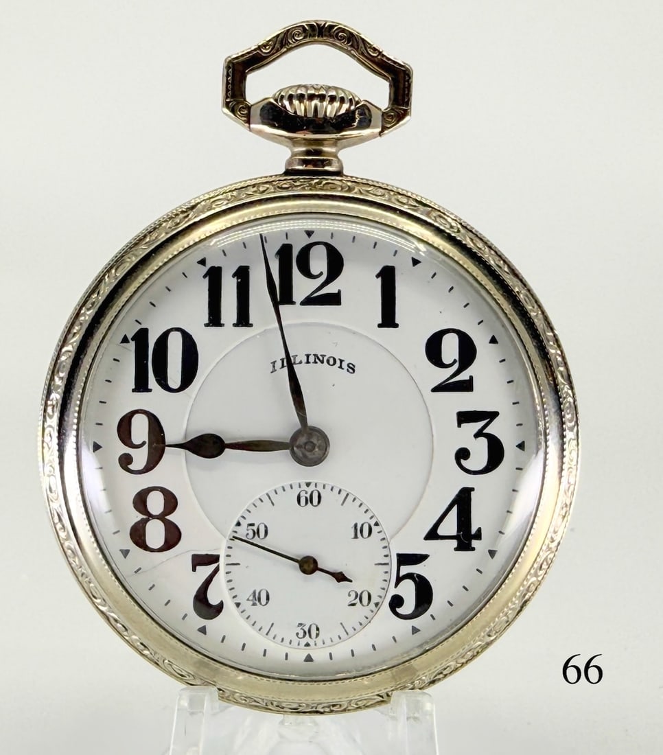 Illinois "Abe Lincoln" Pocket Watch (1 of 4)