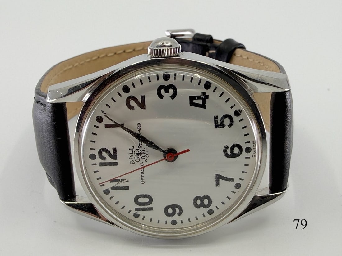 Ball "Official RR Standard" Wristwatch: "Official Railroad Standard" Automatic S.S.