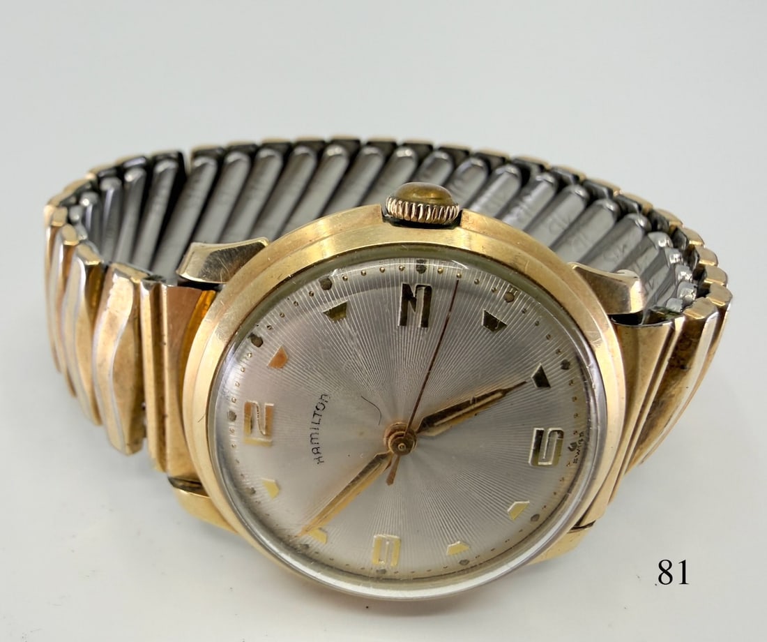 Hamilton Wristwatch: Mechanical, "Star Burst", G.F., S.S., c1965