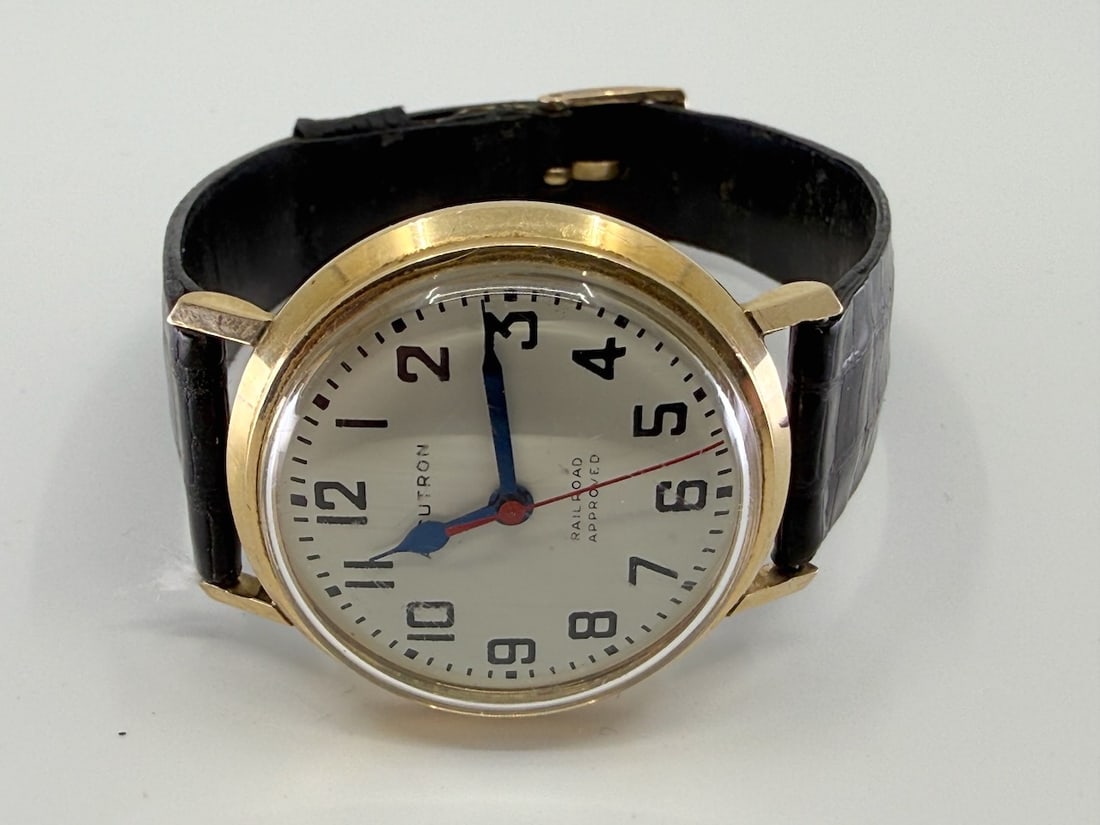 Bulova Accutron 204 Wristwatch: R.F. 204 G.F., Original Band, Railroad service