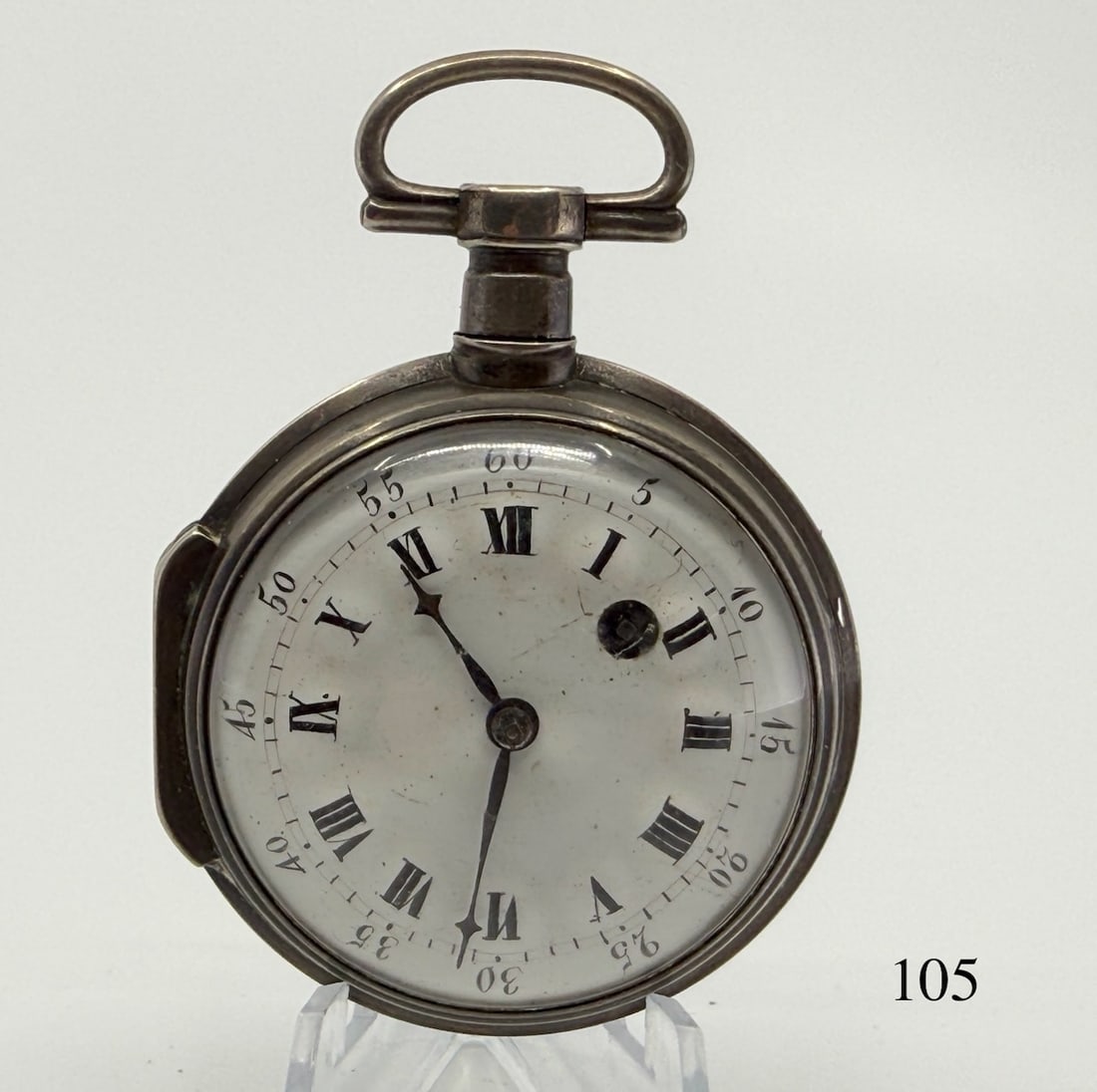 Blind Man Dial Fussee Pocket Watch (1 of 4)