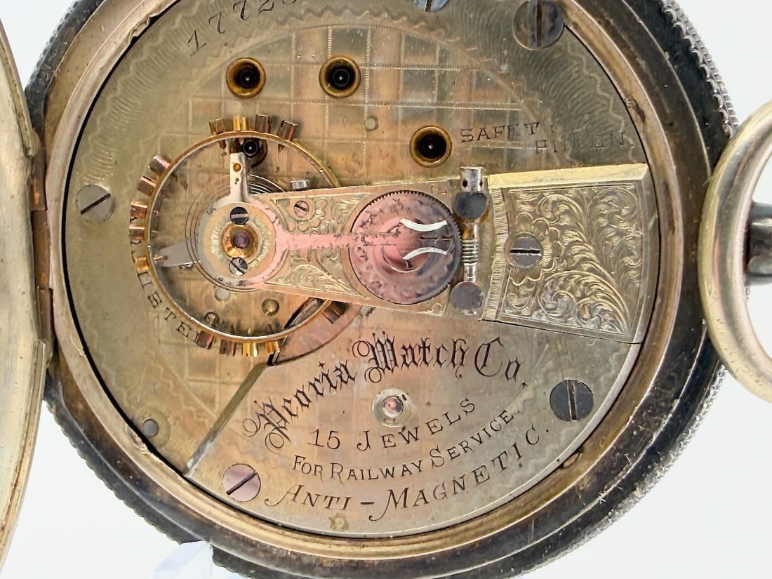 Peoria Watch Co. Anti-Magnetic Pocket Watch - 4