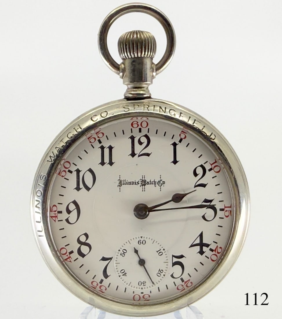 Illinois "Abe Lincoln" Pocket Watch (1 of 4)