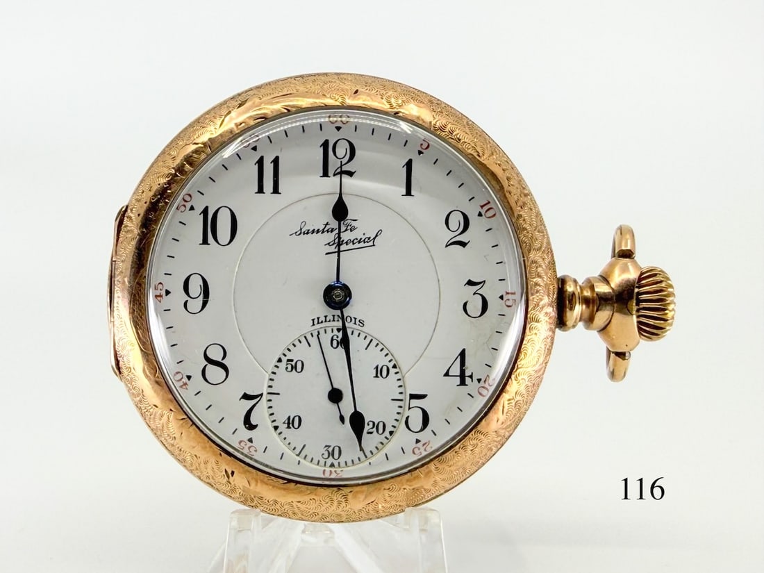 Illinois Santa Fe Special Pocket Watch (1 of 5)