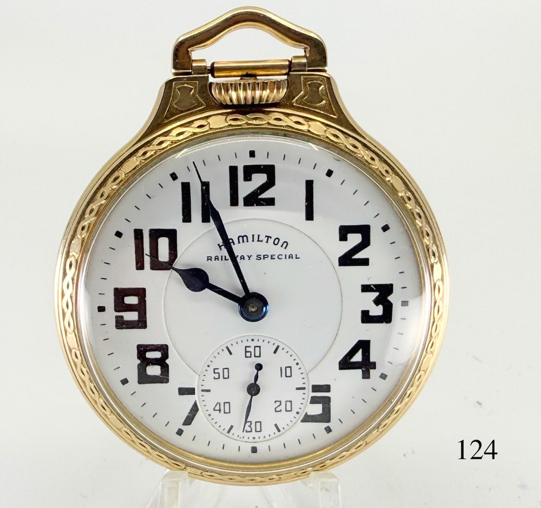 Hamilton 992B Pocket Watch (1 of 4)