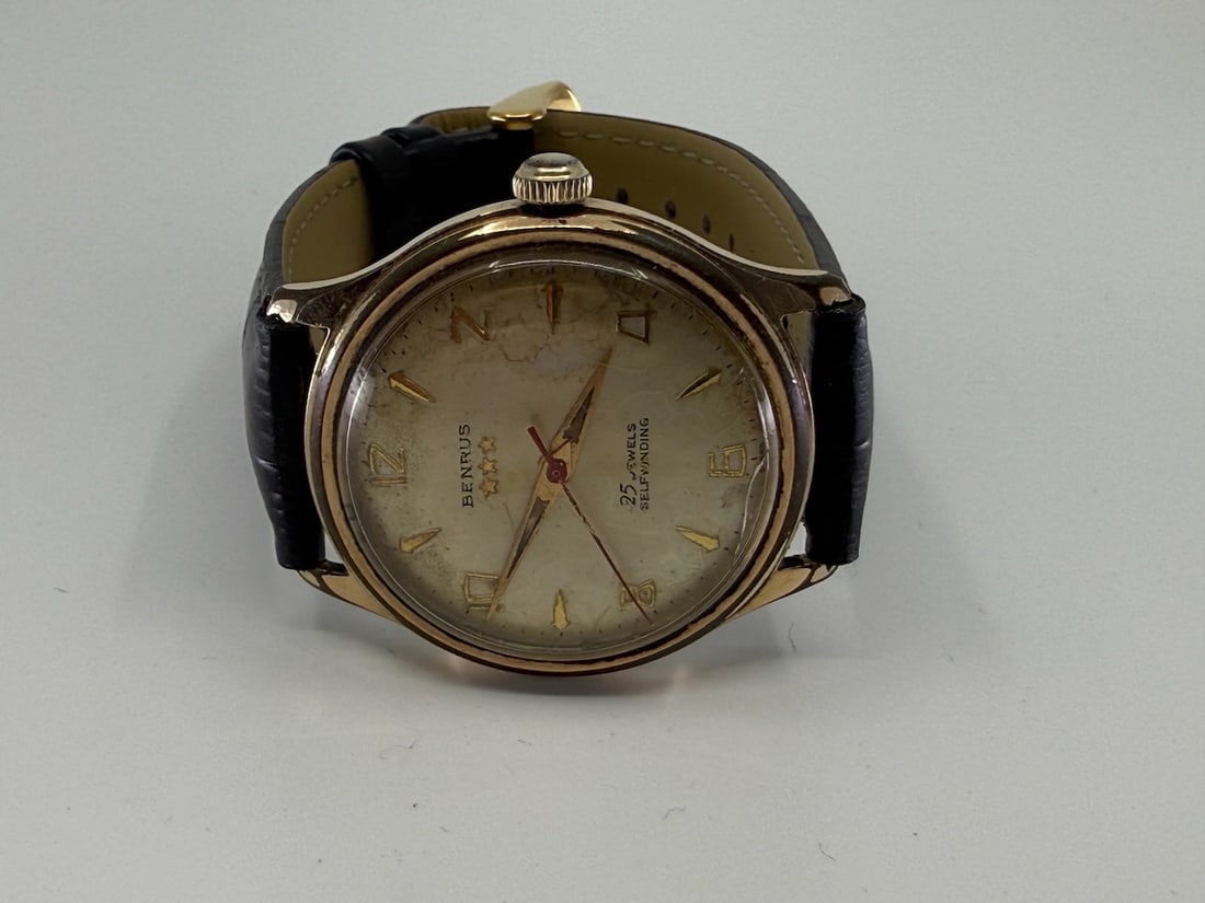 Benrus Self Winding Wristwatch: 18.2mm, 25j, 3 star.