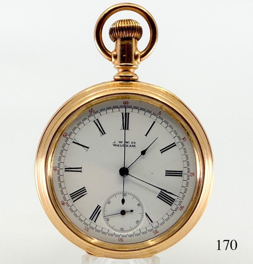 Waltham Chronograph Pocket Watch (1 of 4)