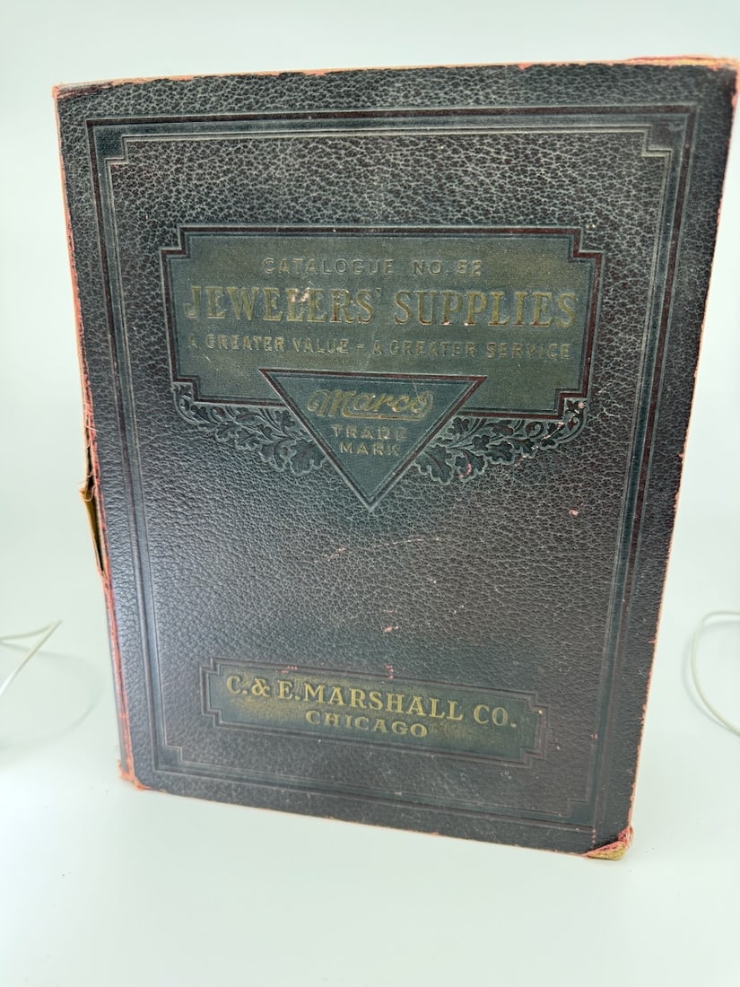 C & Marshall Co. No. 52 Jewelers Supplies Catalog: 1032 pgs., pages good with some soiling, binding is fair condition.