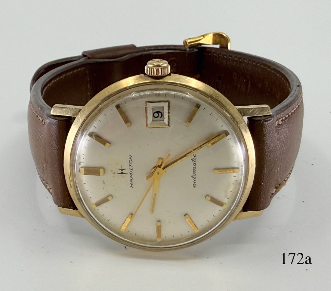 Hamilton Thin-o-matic Wristwatch: Auto-Date, G.F., c1968