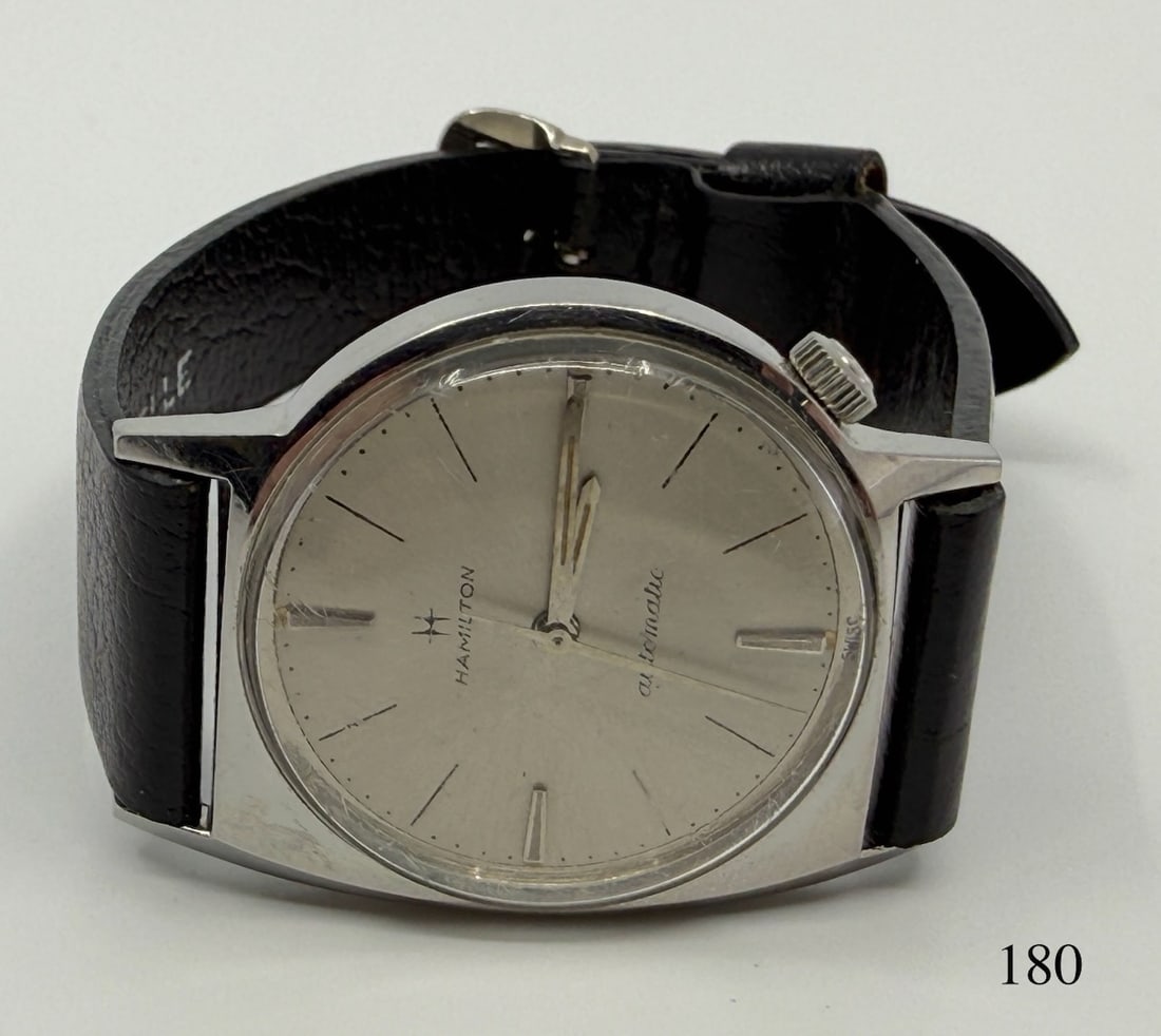 Hamilton Automatic Wristwatch: Regulus "auto", rare version of A-504,, 1yr. Only, 1961