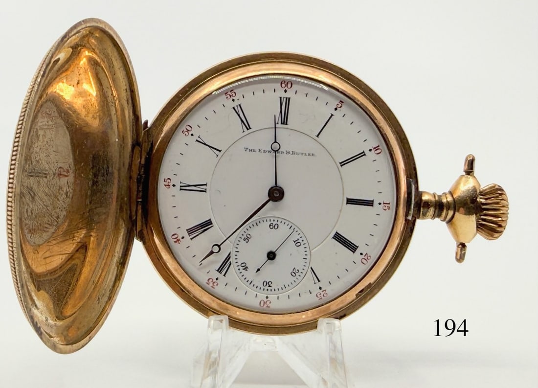 Illinois " Edward Butler Special" Pocket Watch (1 of 5)