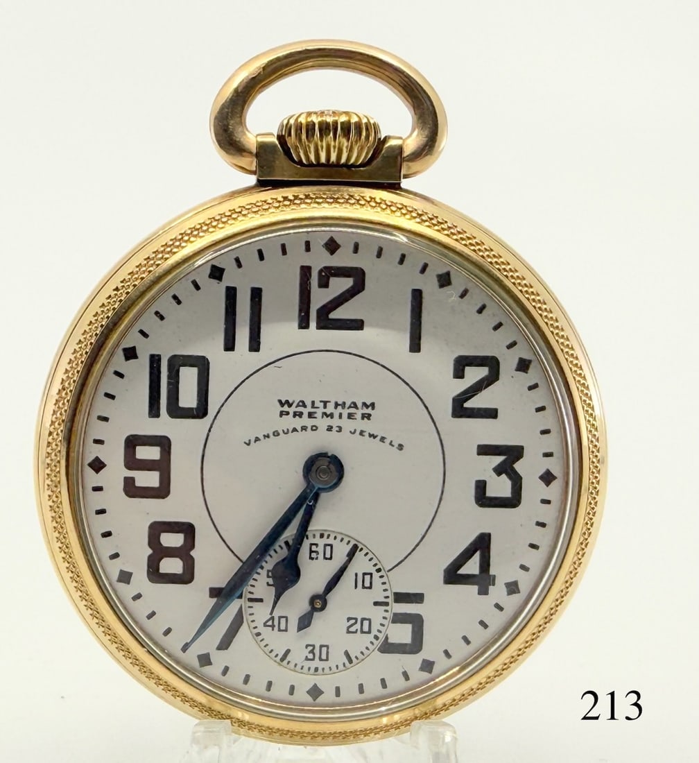 Waltham Premier Vanguard Pocket Watch (1 of 5)